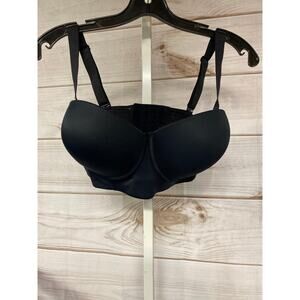 Brand New Leonisa Women's Size 38 Black Padded Push Up Underwire Bra